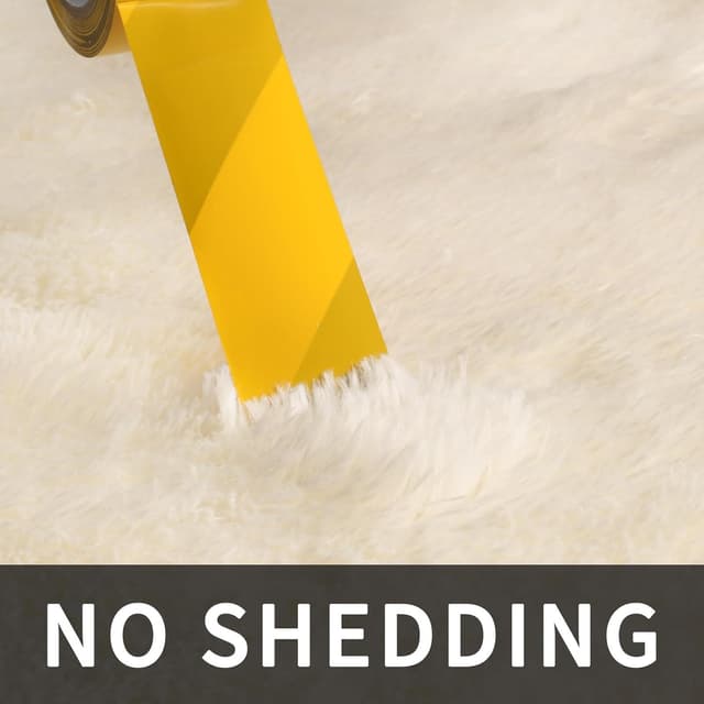 Thumbnail 4 de Large shaggy rug 200x300cm cream