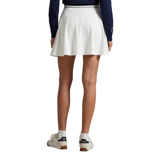 Thumbnail 2 de Ralph Lauren Falda acampanada mujer con cintura en contraste