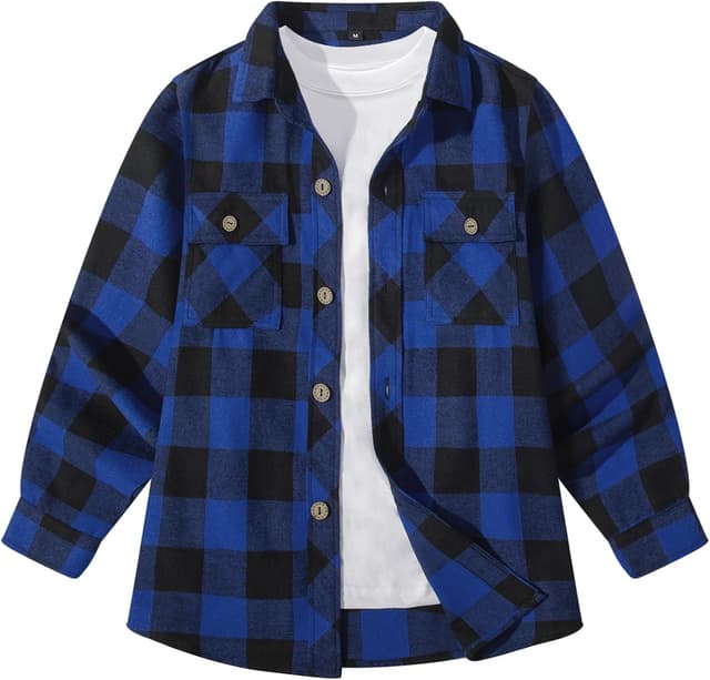 Thumbnail 6 de JACKETOWN Kinderhemd Langarm kariert für Jungen