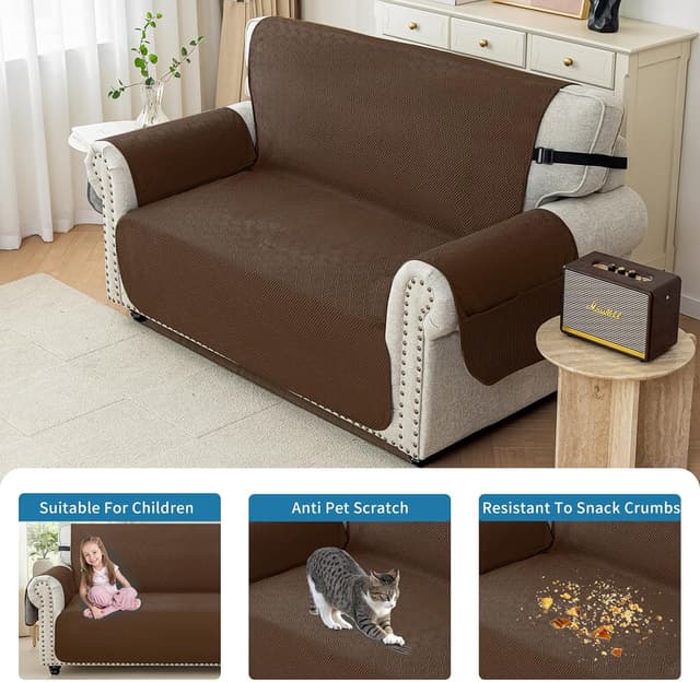 Thumbnail 5 de Ystyle Copridivano 3 Posto Caffè antiscivolo