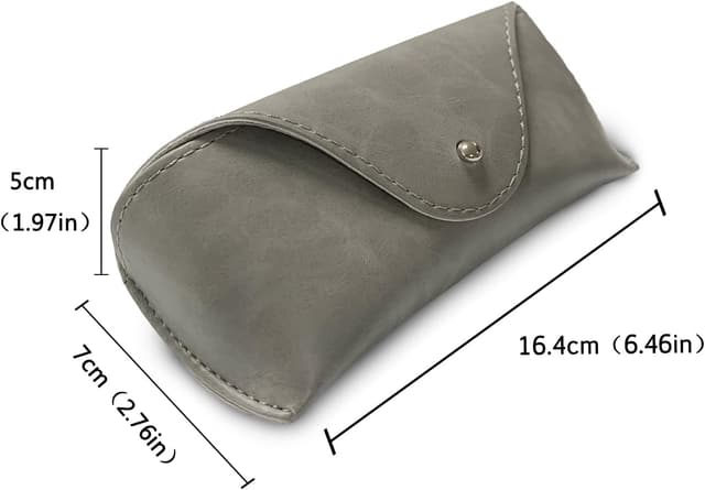 Detalle 2 de LogHog leather sunglasses case 16 x 7 cm