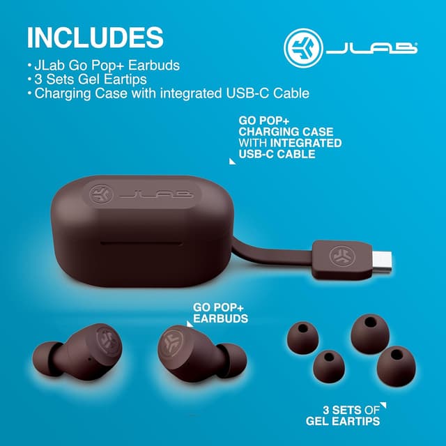 Thumbnail 6 de JLab Go Air Pop+ Auriculares Inalámbricos Bluetooth 🎧 35+ Horas