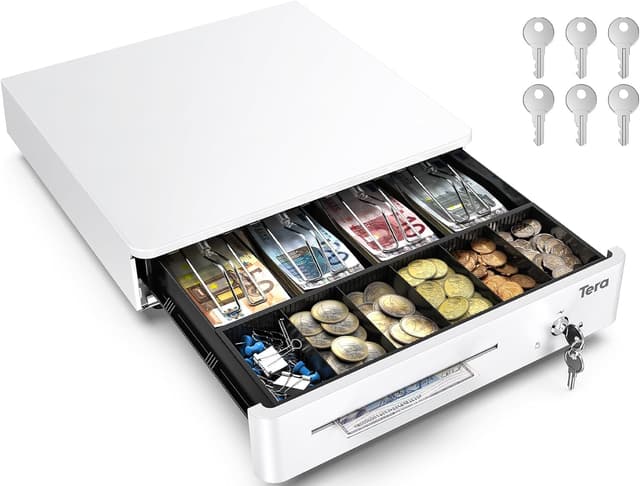 Imagen de Tera Cajón Portamonedas 330R Blanco 33,5 cm en OfertitasTOP