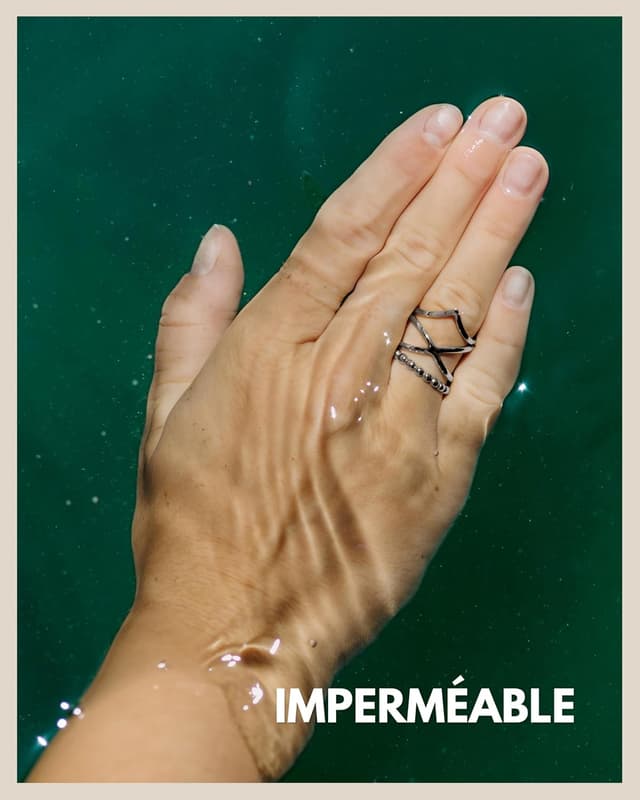 Detalle 2 de GD GOOD.designs EST. 2015 : ensemble de bagues ajustables pour femmes en acier inoxydable (empilables) en argent, or 18K et or rose