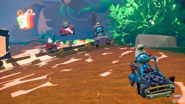 Detalle de Smurfs Kart – Turbo Edition for Nintendo Switch (Local Multiplayer Racing)