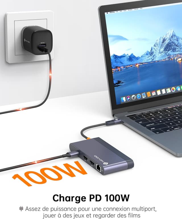 Thumbnail 5 de NOVOO Docking Station USB C Hub 8-in-1