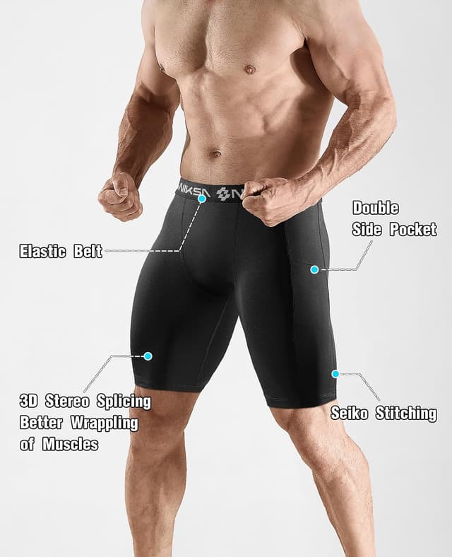 Detalle 2 de Niksa Compression Shorts 2-Pack with Pocket