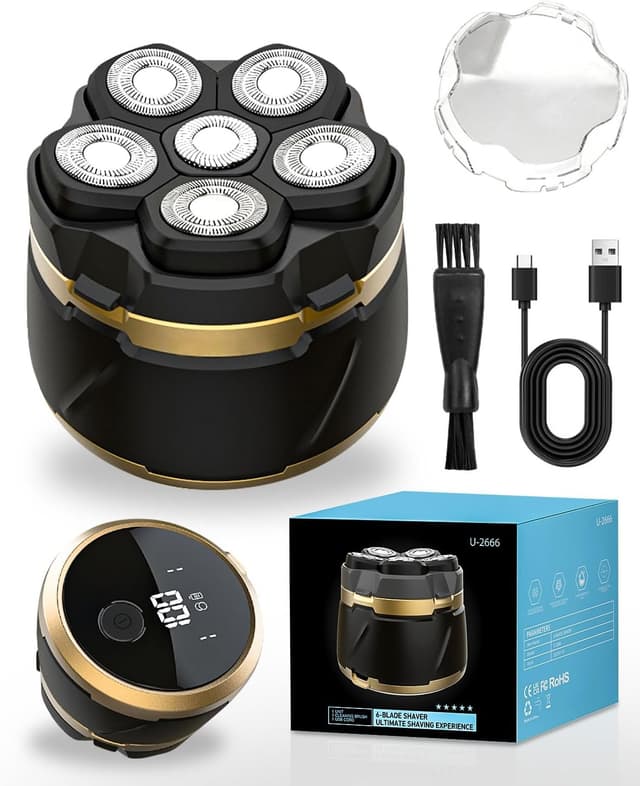 Detalle de 6D Head Shaver for Men USB-C