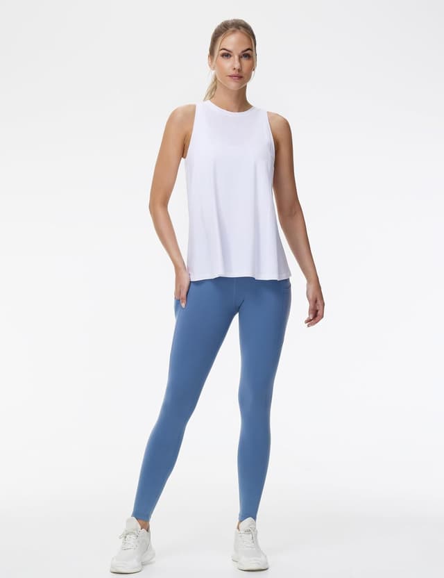 Detalle de THE GYM PEOPLE Débardeur de course à pied sans manches pour femme