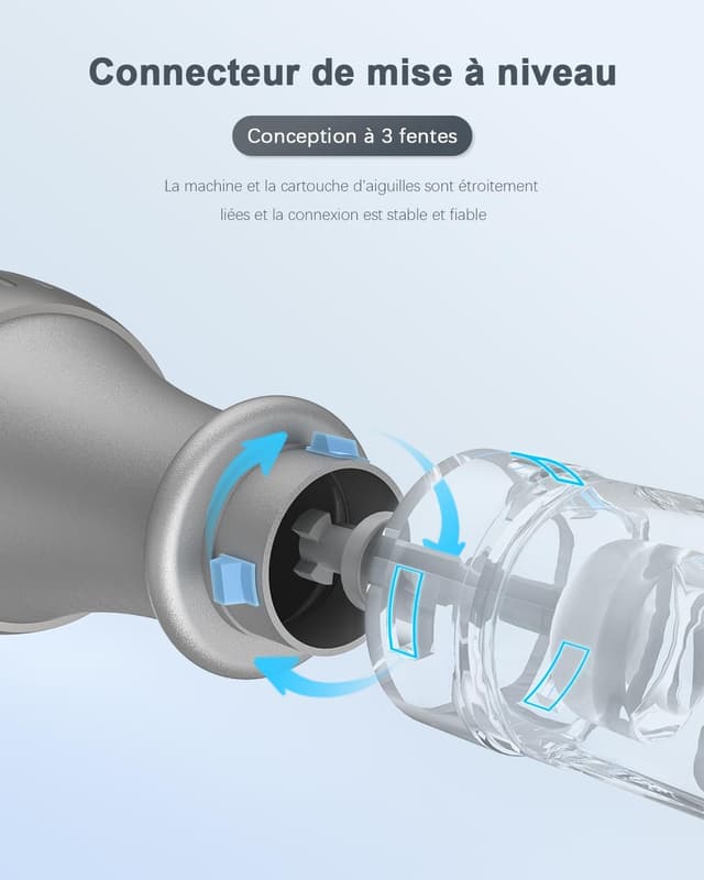 Detalle de Dr. Pen Ultima M8S microneedling sans fil – stylo de microneedling + 12 cartouches de rechange