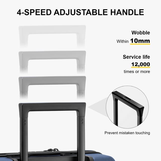 Detalle 2 de LEVEL8 Koffer Trolley 74 cm, 99 l