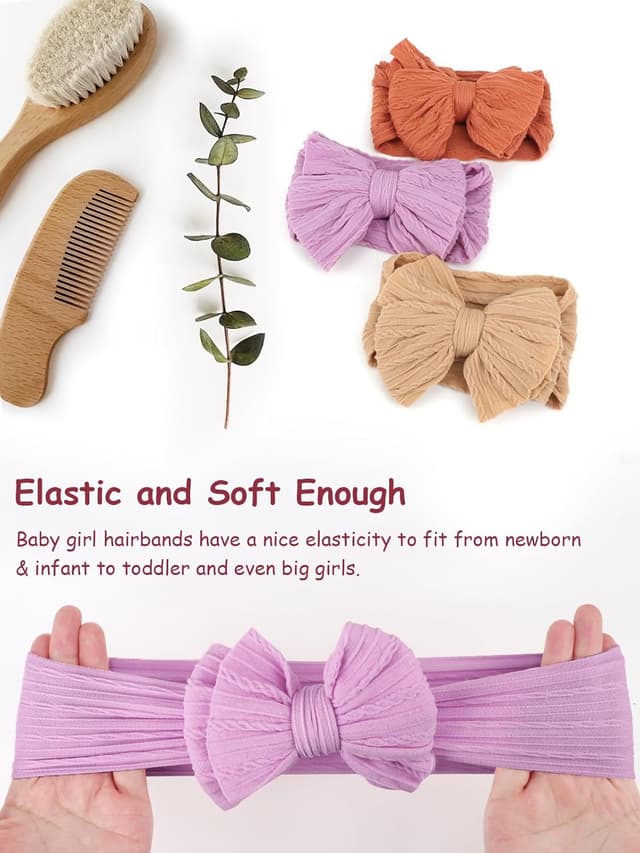 Thumbnail 5 de DRESHOW 6 Pack Baby Headbands for Girls