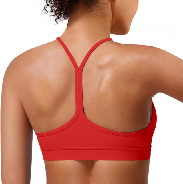 Detalle de Mirity Padded Y-Back Sports Bra (Racerback Low Impact Spaghetti Strap)
