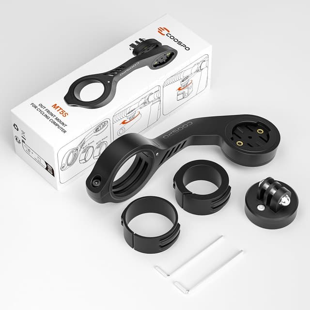 Thumbnail 6 de CooSpo MT5S out-front bike computer and GoPro mount adapter for 25.4mm/31.8mm handlebars