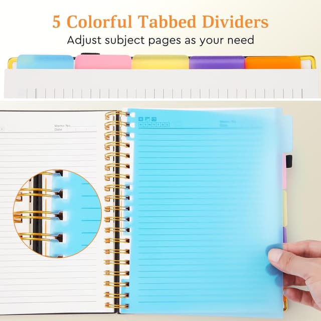 Detalle 2 de FREBLASO 5-Subject notebook 8x10 B5