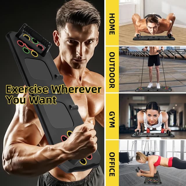 Thumbnail 6 de Push Up Board with Automatic Count – 24 in 1 press up exercise system for home workouts