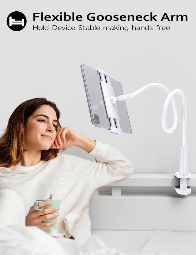 Detalle de TRYONE Gooseneck tablet stand 30in arm