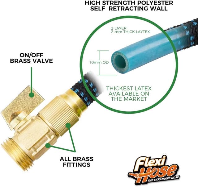 Thumbnail 3 de Flexi Hose 50FT Expandable Garden Hose