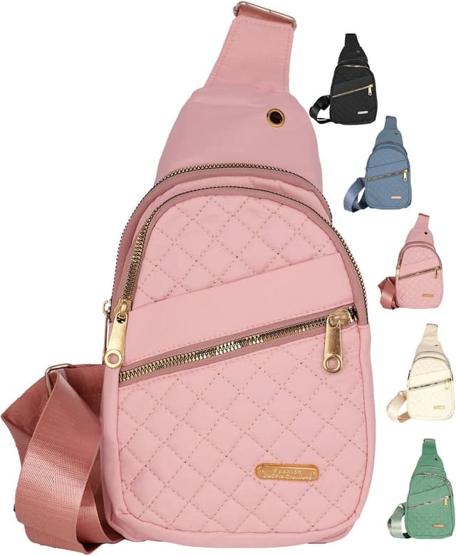 Imagen de FOSLXIN Crossbody Damen Klein Brusttasche Sling Bag en OfertitasTOP