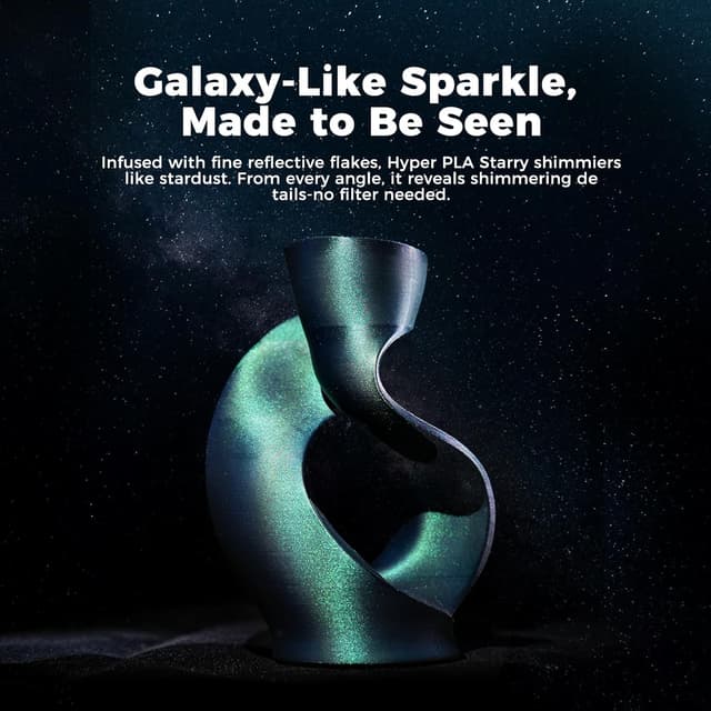 Detalle de Creality PLA Starry Galaxy 1.75mm Filament 🎨