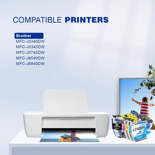 Detalle 2 de KINGWAY LC422XL 4‑Pack Ink Cartridges 🖨