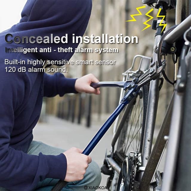 Thumbnail 2 de XIAOKOA Feux Arrière pour Vélos alarme intelligent