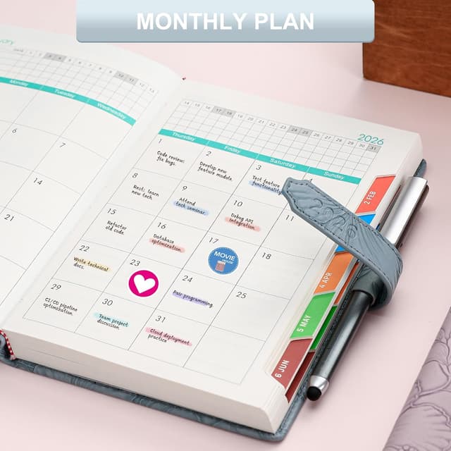 Thumbnail 6 de Goldaypln Agenda accademica 2026 A5 giorno per pagina