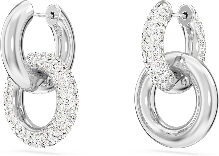 Thumbnail 2 de Swarovski Dextera Pendientes aro Blancos 1 par