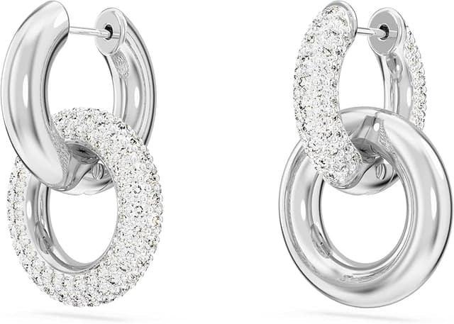 Thumbnail 2 de Swarovski Dextera Pendientes aro Blancos 1 par