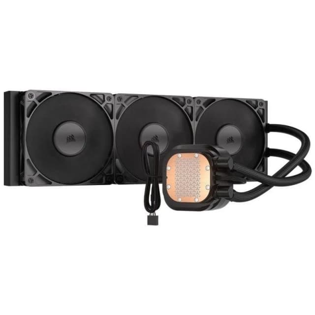 Detalle 2 de Corsair Nautilus 360 RS LCD Refrigeración líquida 360mm con 3 ventiladores PWM negros