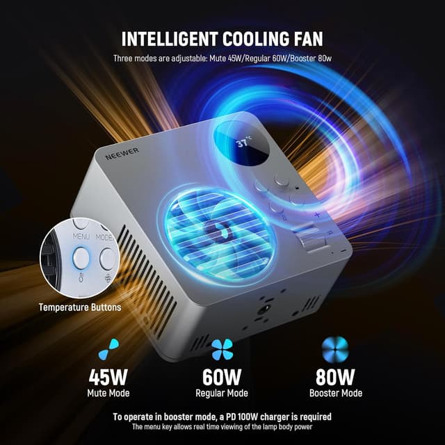 Thumbnail 4 de NEEWER HB80C 80W RGBWW Videolicht