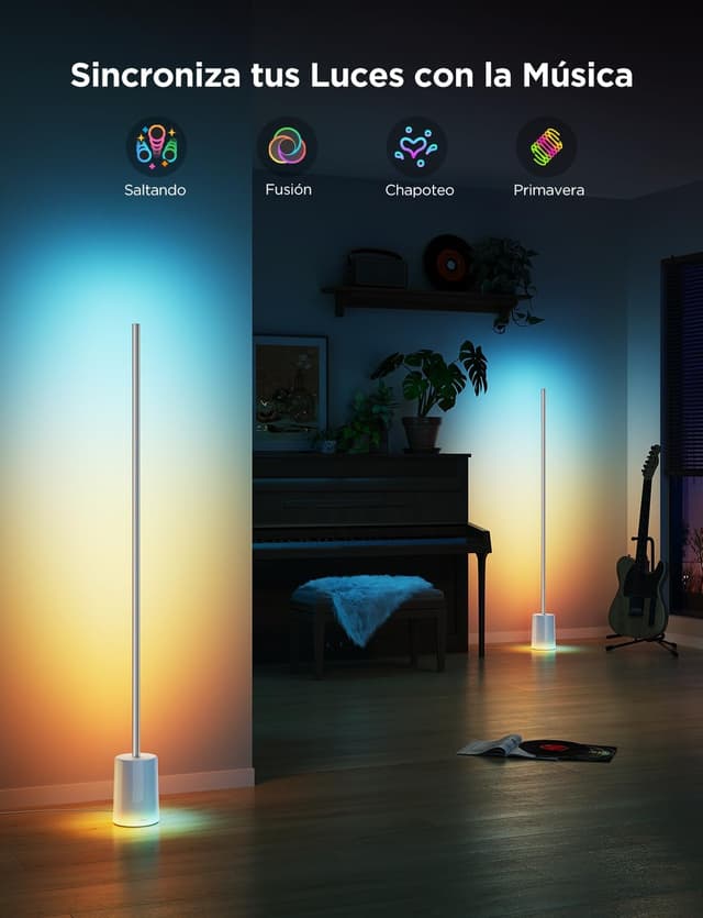 Thumbnail 6 de Govee RGBIC Lampara de Pie LED 🌈 con Control Remoto y APP