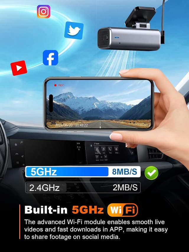 Thumbnail 3 de Galphi 4K Dash Cam Front