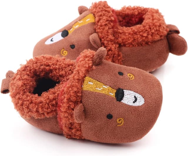 Thumbnail 3 de Baby First Walking Slippers Fleece Shoes