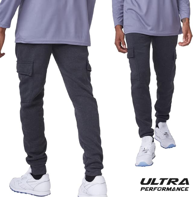 Detalle 2 de Ultra Performance Ultra Performance 3 Pack Men’s Sweatpants — Fleece Cargo Joggers with Pockets