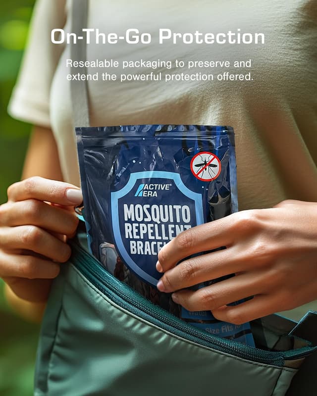 Thumbnail 6 de Active Era Mosquito Repellent Bracelet (DEET-free) – Waterproof insect & midge bands, 18 pack