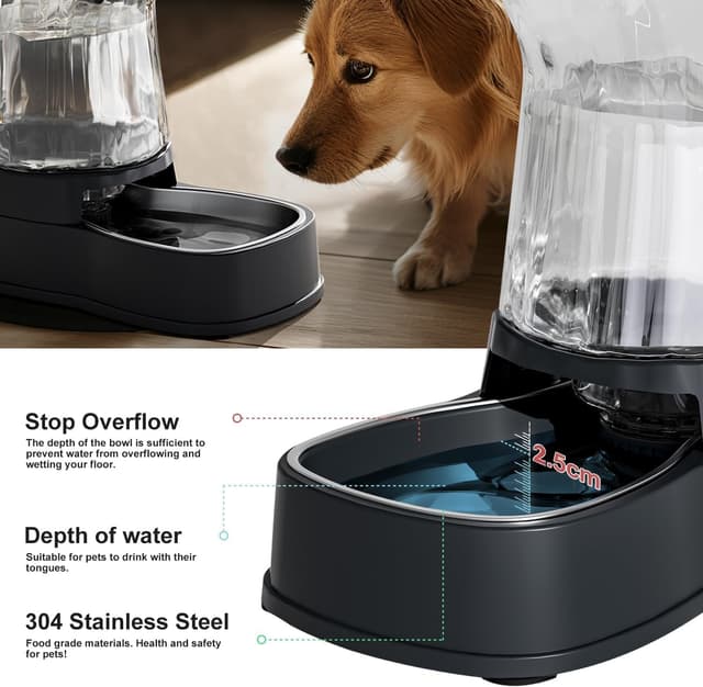 Detalle 2 de Gardner Pet 3.85L water dispenser for dogs and cats ๐ง๐ถ๐ฑ