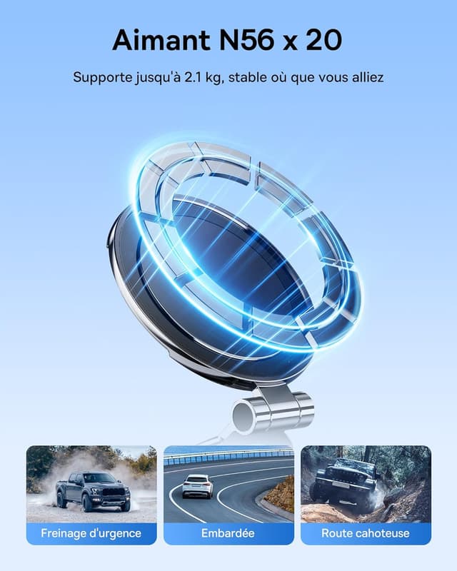 Thumbnail 2 de Baseus MagPro II Support magnétique 360°