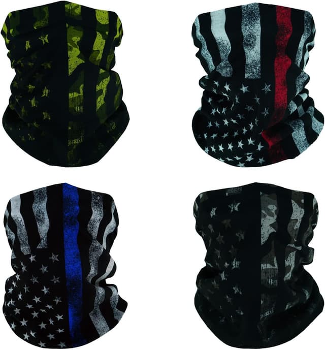 Thumbnail 6 de SMEHCF 4 Multipurpose Bandanas (Unisex, 100% polyester) — dust-, wind- and sand-proof