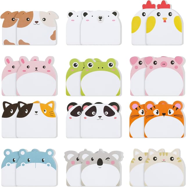 Detalle 2 de OFFCUP Notas adhesivas animales 720 hojas