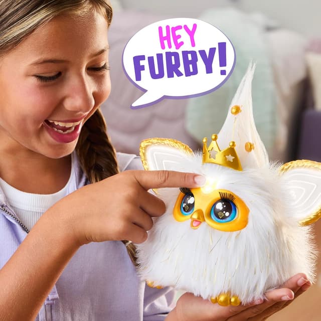 Detalle de Furby Gold Glam 6-inch interactive plush