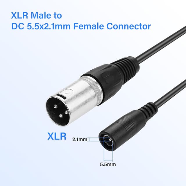 Detalle 2 de DC Stromkabel 5,5 x 2,1 mm 2er-Set