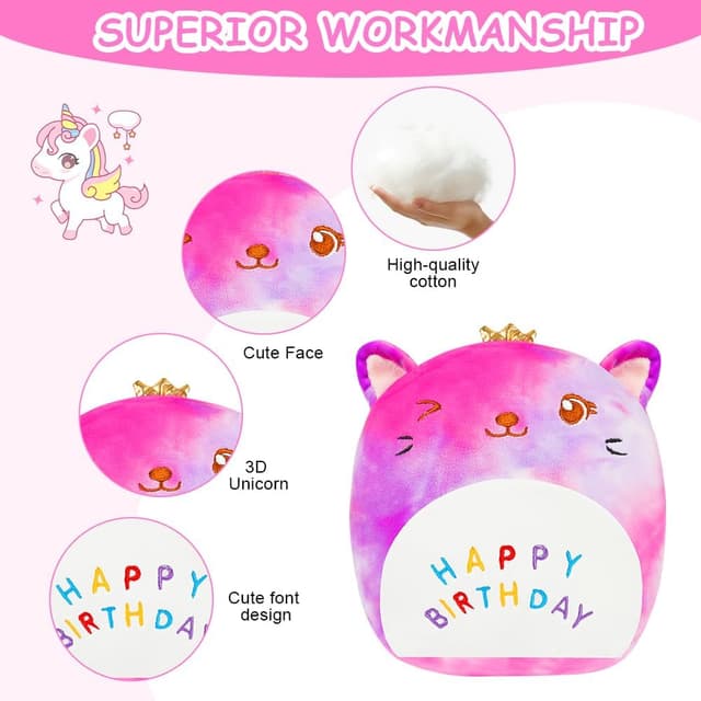 Detalle de Vicloon oreiller peluche chat 21 cm