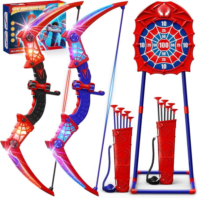 Detalle de Kidluna Spider LED Archery Set, 2 Pack