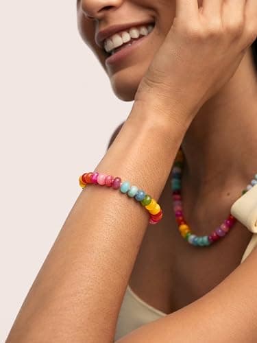 Detalle 2 de SINGULARU Pulsera Bloom Stones 18 Kt