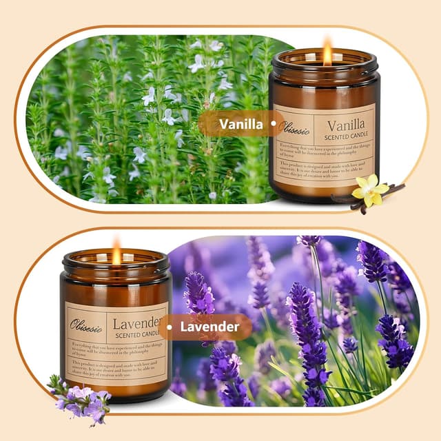 Detalle de Obisesio Candele 2 Pack, candele profumate