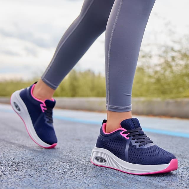 Detalle 2 de ZCBSTL Wide Fit Women’s Orthopedic Trainers with Arch Support & Air Cushion
