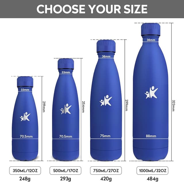 Detalle 2 de KollyKolla Botella Térmica 500ml Acero Inoxidable