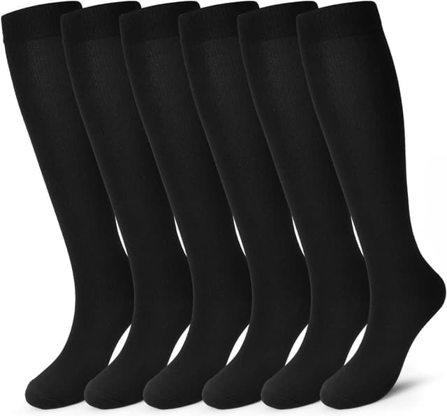 Thumbnail 6 de Pnosnesy Compression Socks (15–20 mmHg) – moisture-wicking, unisex support for running, athletics and travel (2–7 pairs)