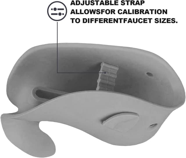 Thumbnail 2 de Baby Bath Spout Cover Grey Whale